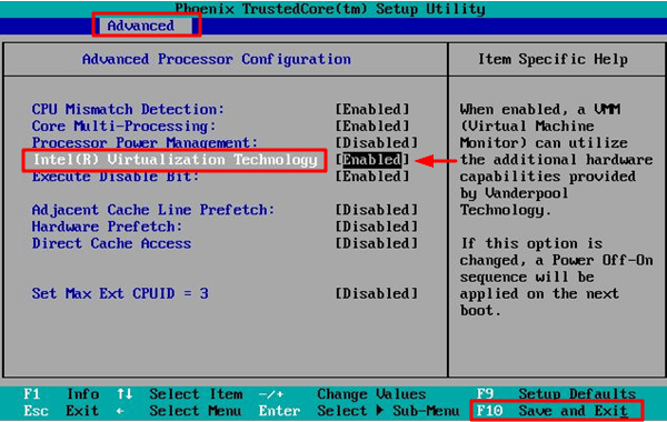 bios-configuracao-avançada-virtualização-ativação