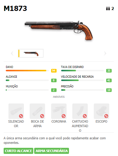 M1873 Pistola Free Fire
