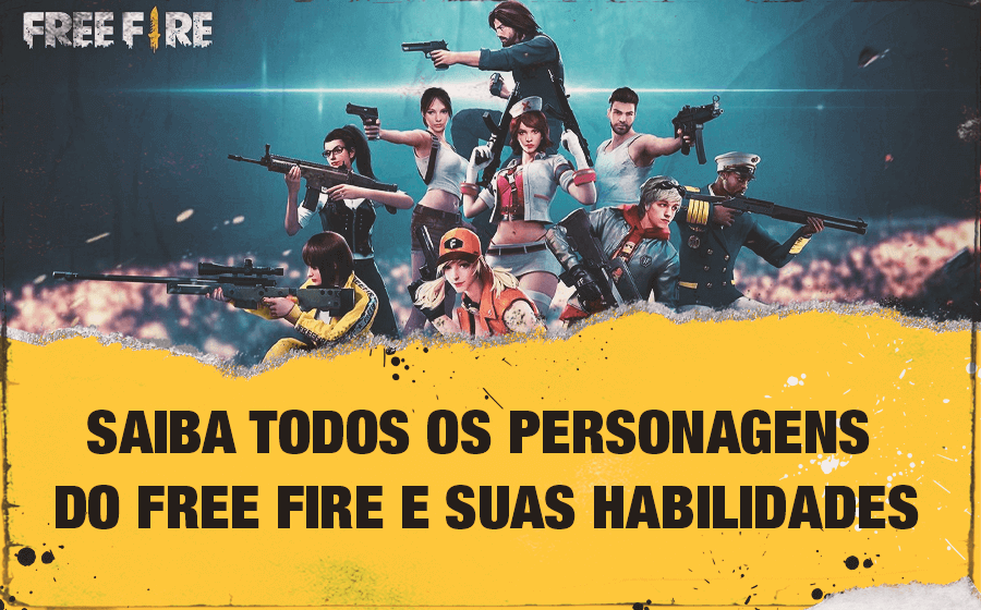 Conheça Todos os Personagens do Free Fire e suas Habilidades