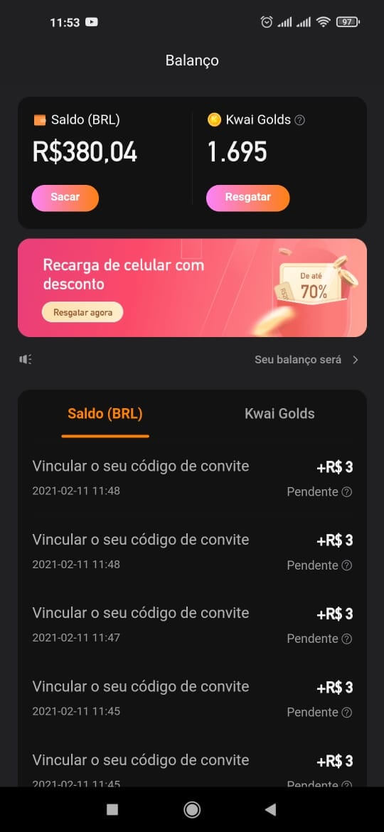 Não é Pegadinha ! Agora você Ganha Dinheiro Assistindo Vídeos 1 recompensa-kwai