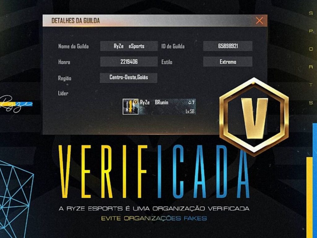 Ryze Comemora a Conquista Do Verificado
