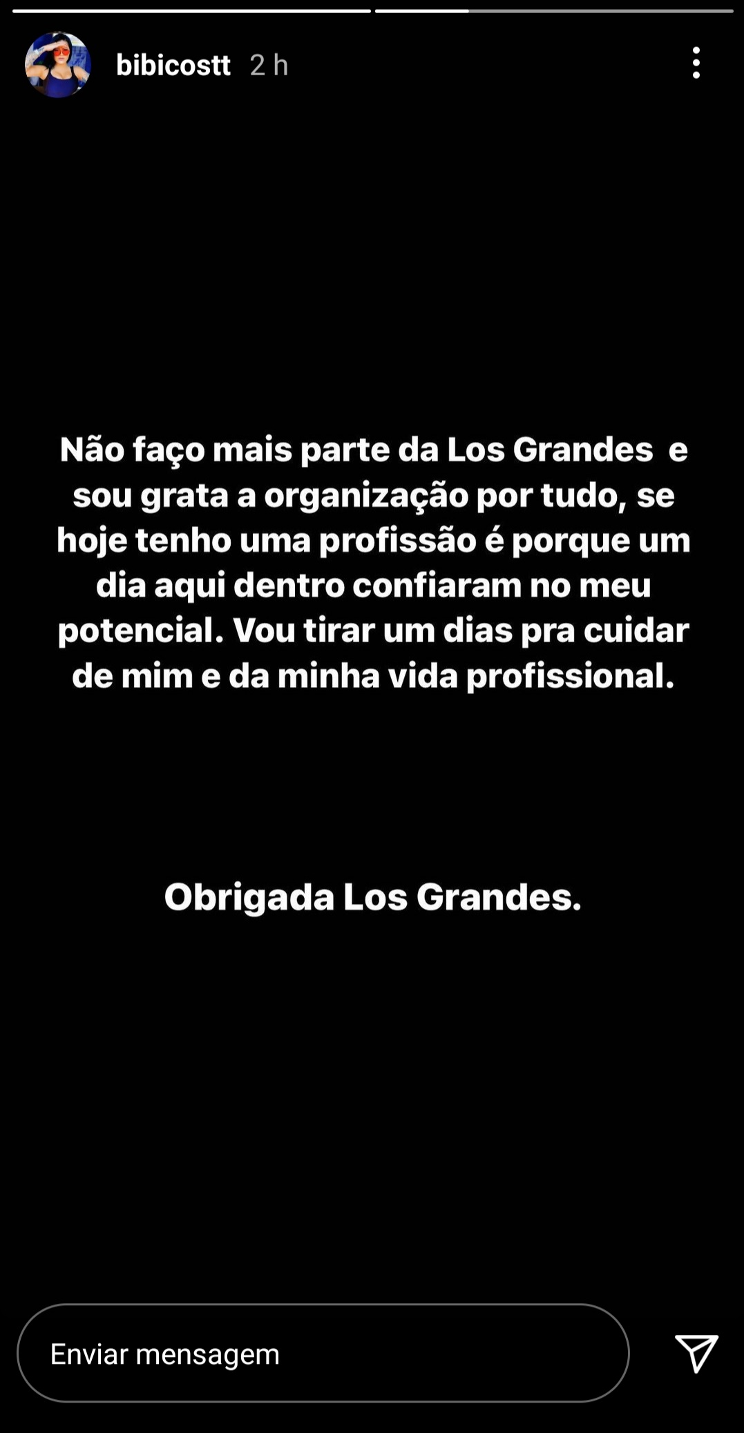 Bianca Anuncia Saída Da Los Grandes 