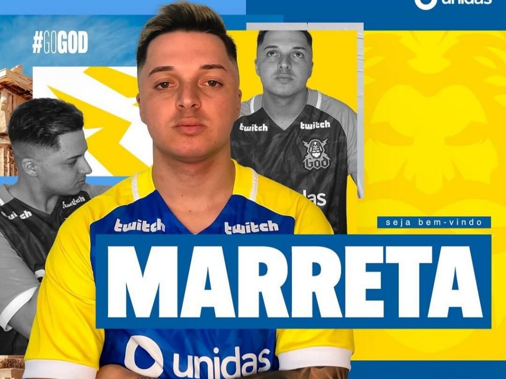 MARRETA É ANUNCIADO NA GOD UNIDAS