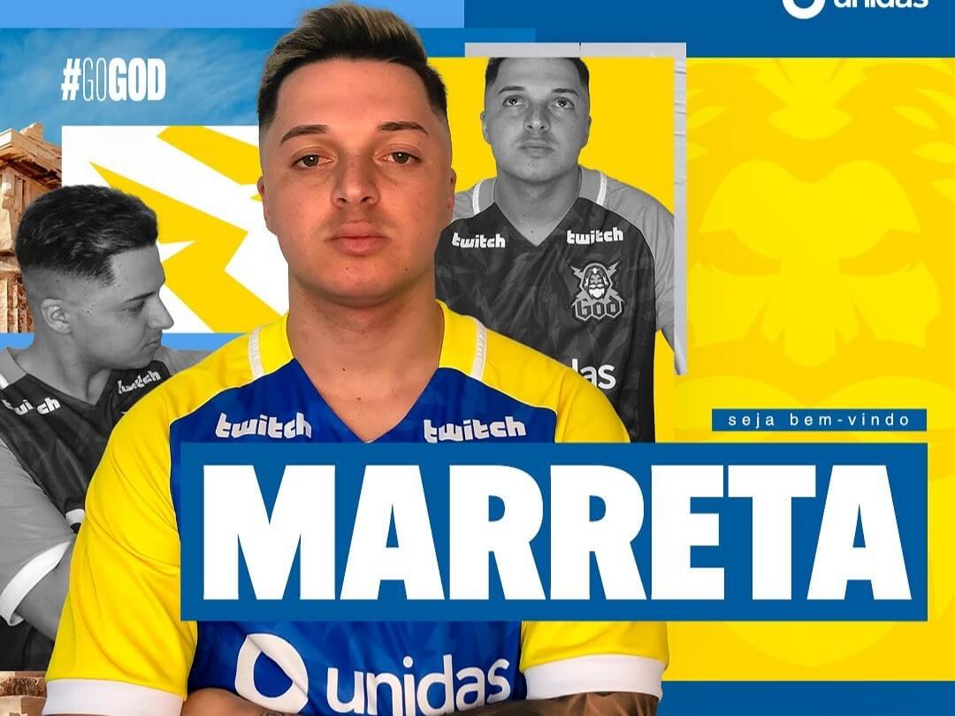 MARRETA É ANUNCIADO NA GOD UNIDAS