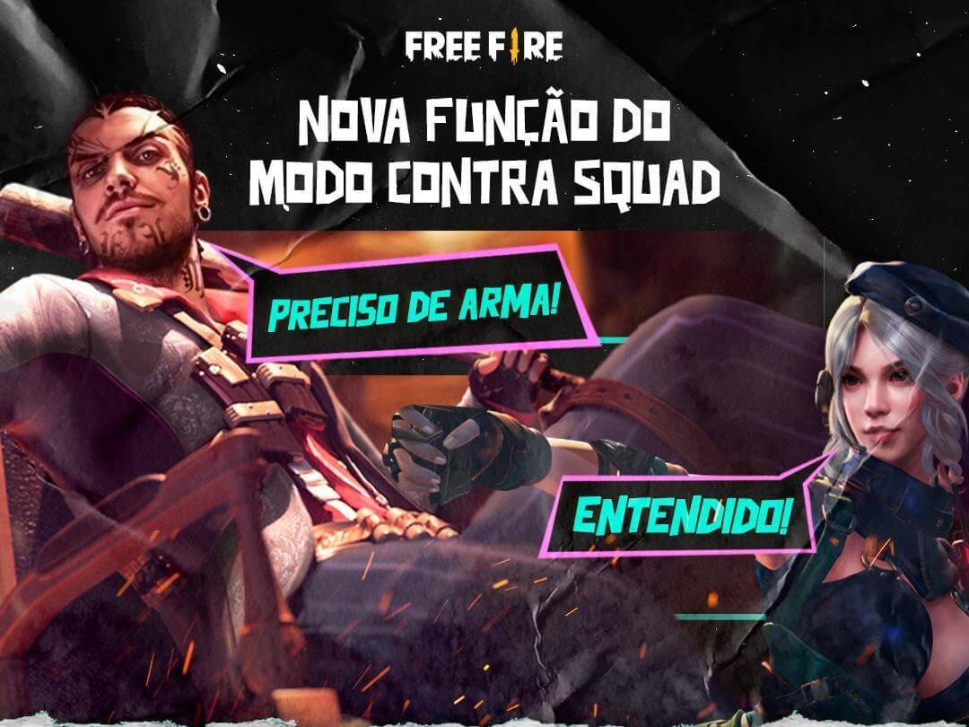 NOVA FUNÇÃO NO MODO CONTRA SQUAD