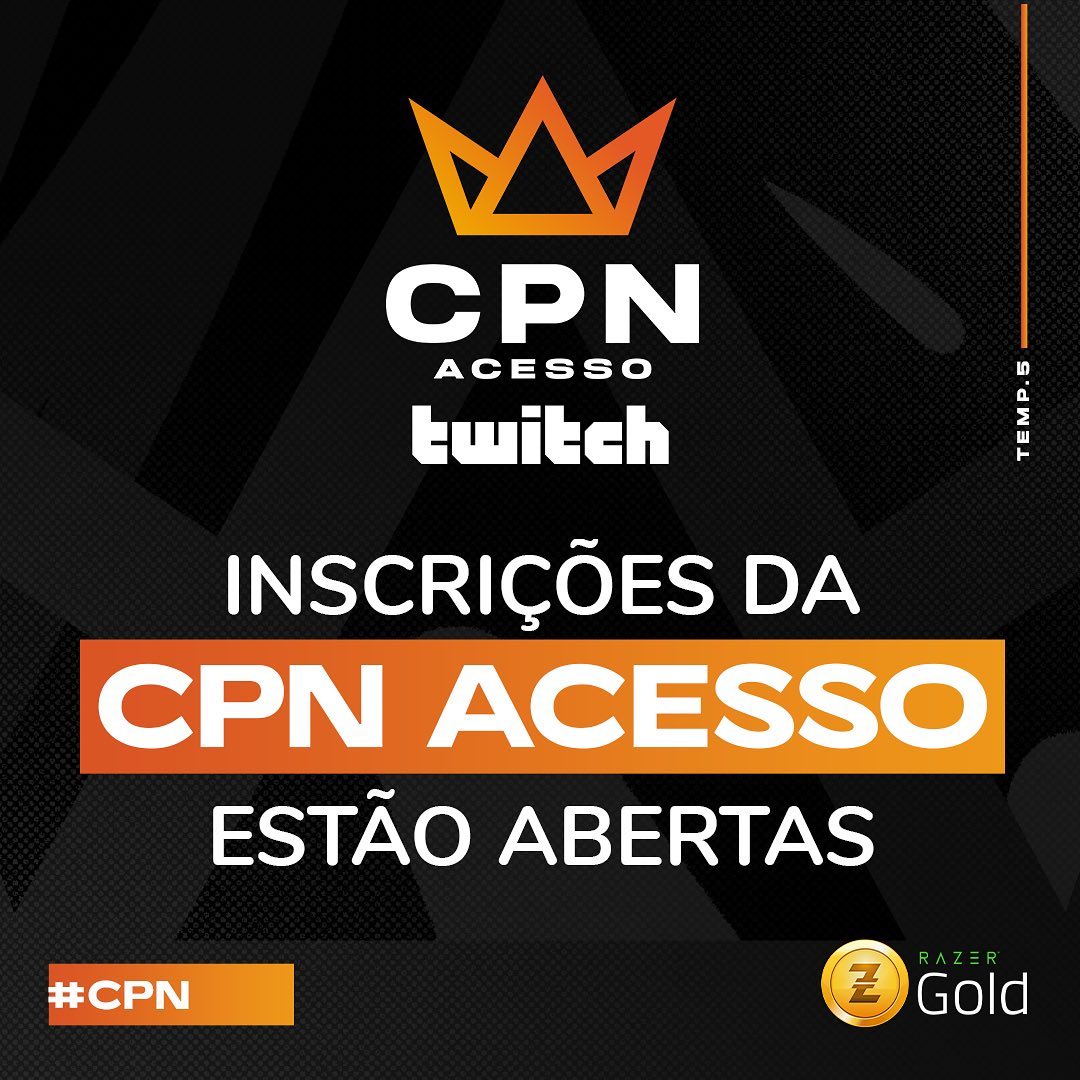 Inscrições Para a CPN Acesso Estão Abertas; Veja Como Inscrever Sua Equipe