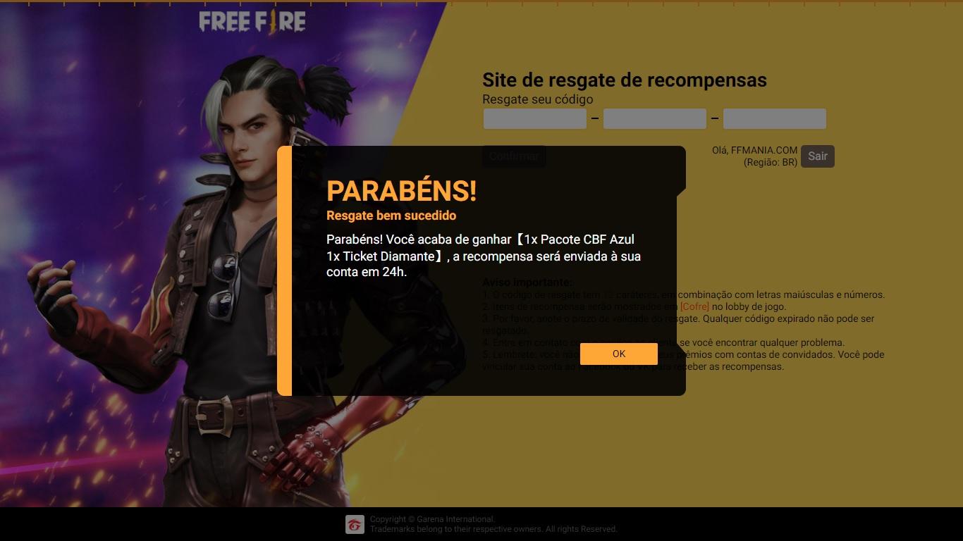 CODIGUIN FF 2021: há códigos Free Fire nos jogos do Brasil em