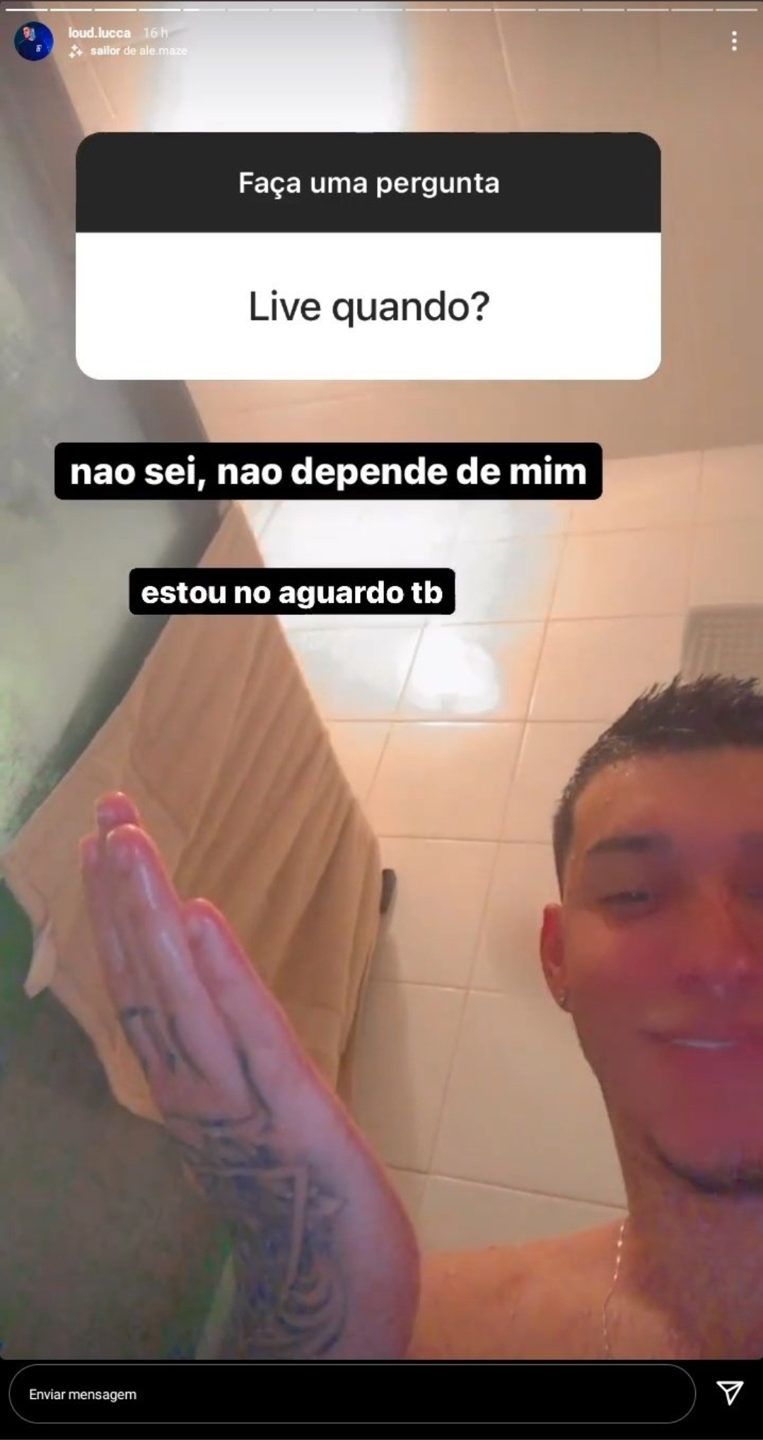Lucca Falou Sobre Seu Período Sem Lives 1