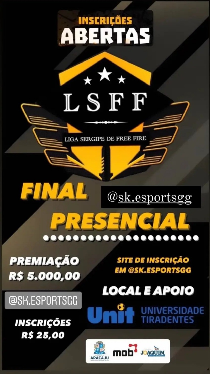 Liga Sergipe Anunciou a Abertura das Inscrições; O Evento Contará Com Final Presencial 1