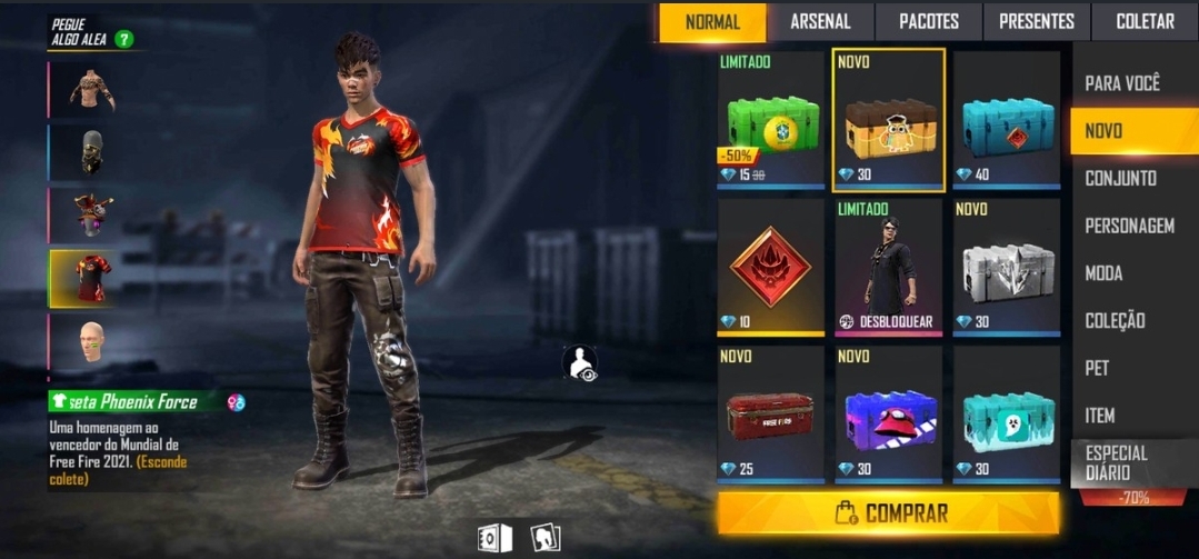 Equipe Campeã do Mundial de 2021 Ganhou Skin no Free Fire; Veja a Camisa da Phoenix Force 1 Equipe Campeã do Mundial de 2021 Ganhou Skin no Free Fire; Veja a Camisa da Phoenix Force 1