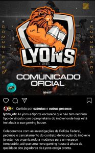 Após Polêmica, Lyons Comunica Mudanças na organização e Volta ao Free Fire 2