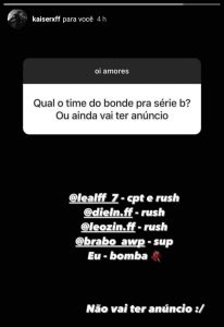 Conheça a Line Up do Bonde para Série B da LBFF 1 Conheça a Line Up do Bonde para Série B da LBFF 1