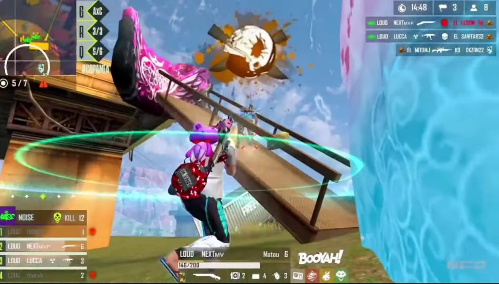 Next da LOUD dando capa no Free Fire