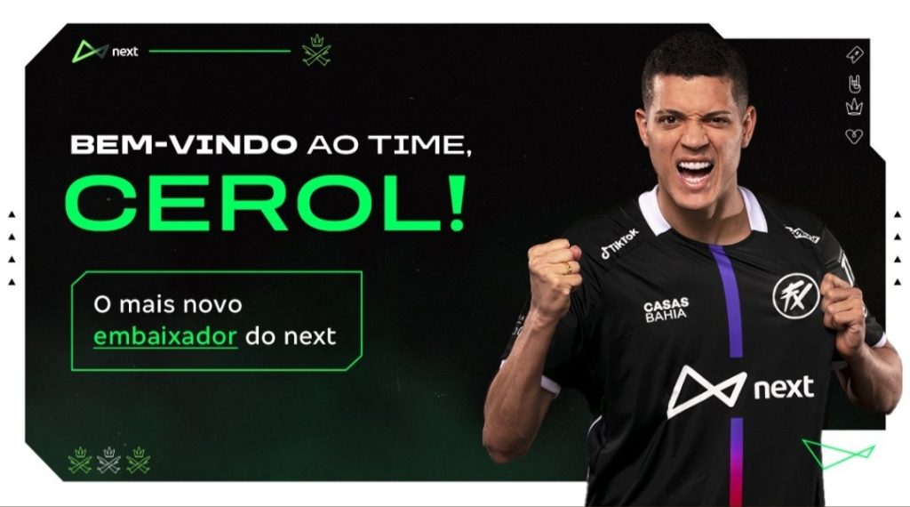 Cerol se Tornou Embaixador do Banco Next
