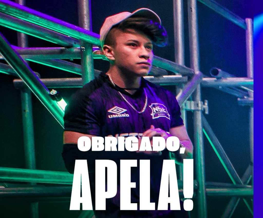 Apelapato se despede da Nse Esports