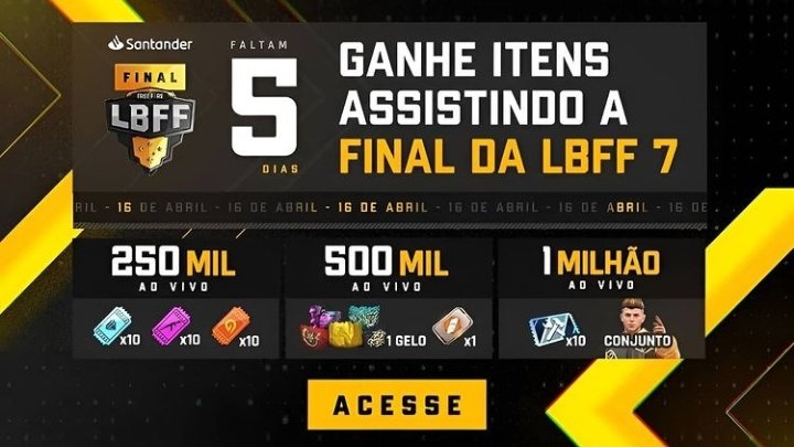 Garena Divulga Meta e Recompensas da Final da LBFF 1