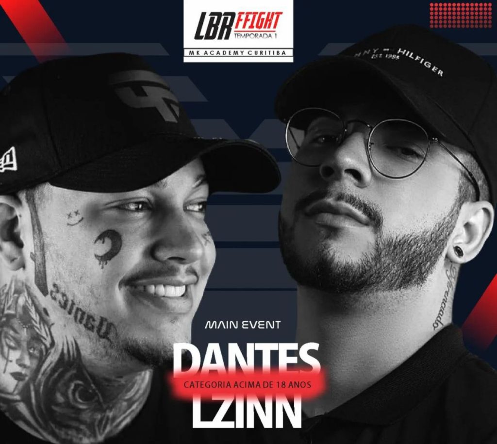LBR Fight Confirma Dantes x Lzinn Como Evento Principal do X1 Presencial