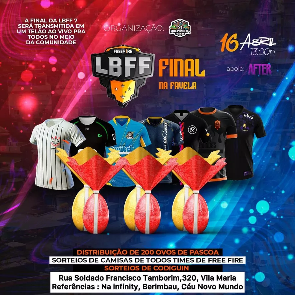 Final da LBFF Será Transmitida em Telão na Favela 1