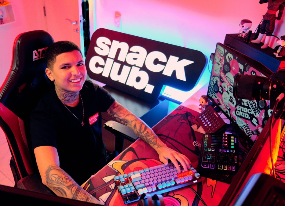 Elton777 é o Novo Embaixador da Snack Club 1