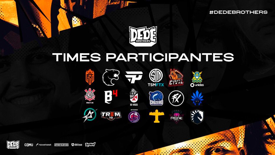 Dedé Brothers: Foram Anunciados os Times e Formato do Torneio 7