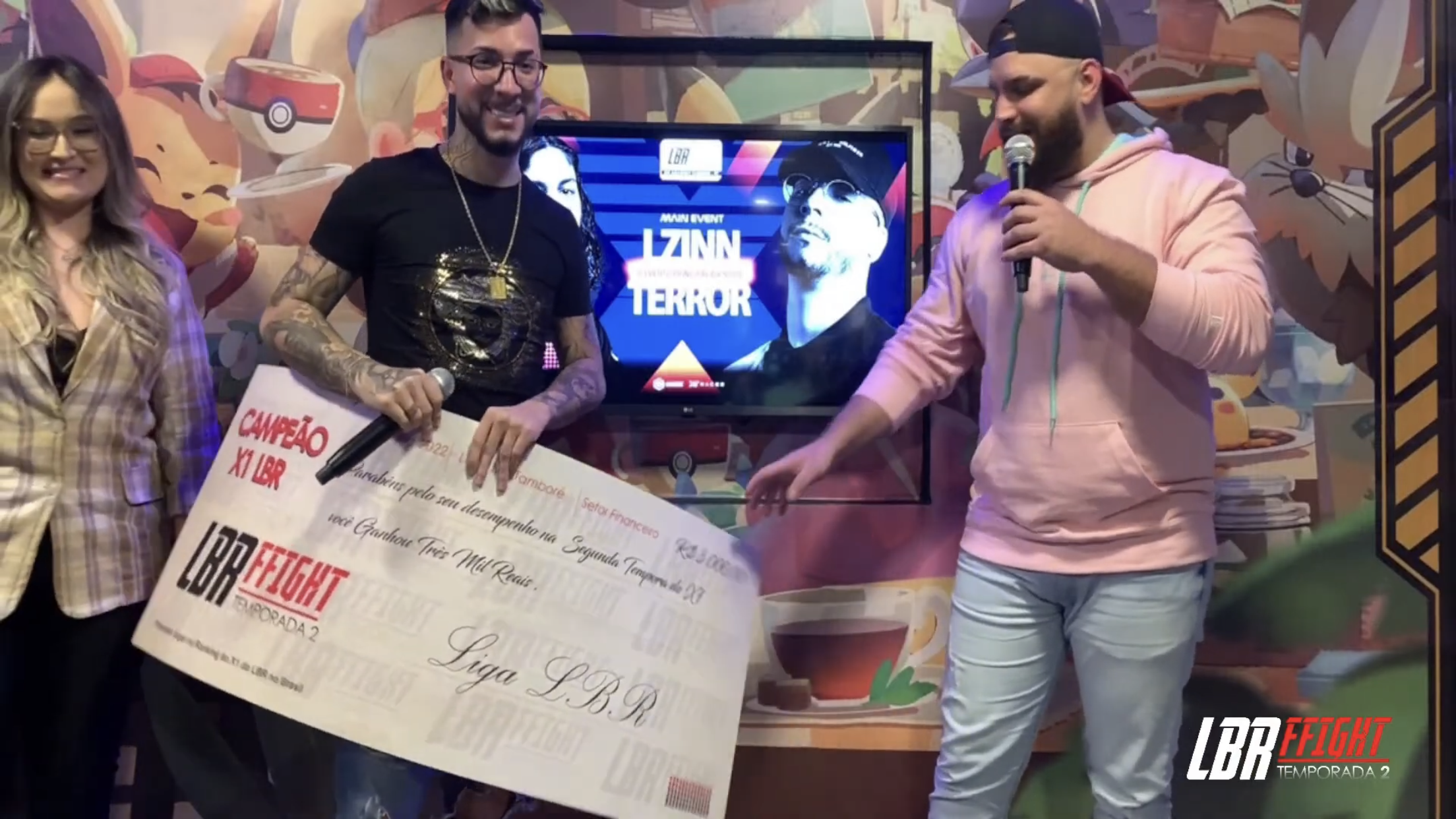 Lzinn vence Terror e é Bicampeão do LBR FFight 2