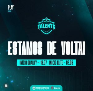 Talents confirma retorno dos campeonatos e data de início da próxima edição 1 Talents anuncia retorno dos seus campeonatos