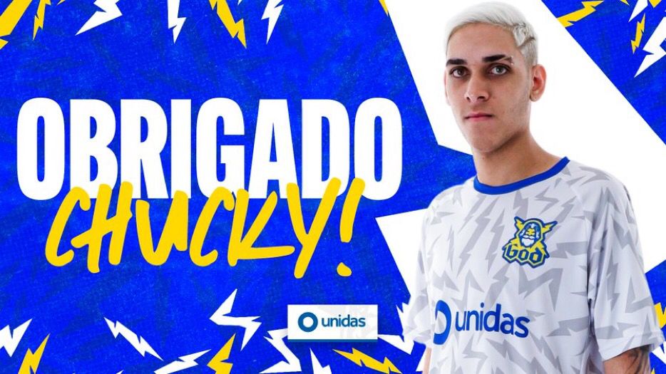 GOD Unidas anuncia a saída do jogador Chuck 3