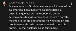 Will explica ocorrido do Rog Phone