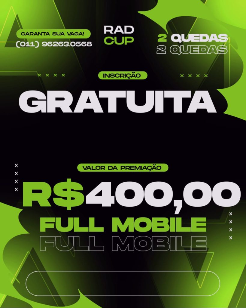 Rad Cup: The Radioativo lança campeonato para a comunidade com premiação de R$ 400; Saiba como participar
