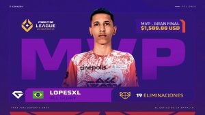 Lopes da Famas foi o MVP da final do Free Free League LATAM