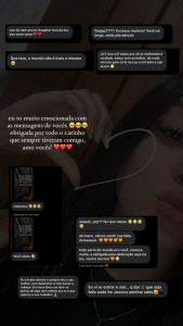 Emocionada, Jéssica anuncia saída da LOS
