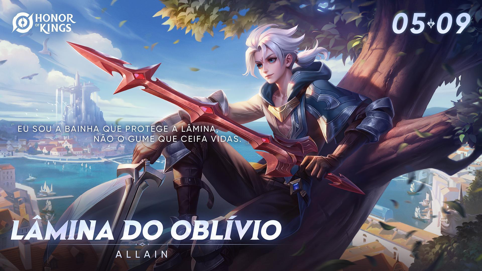 Honor of Kings recebe o novo mercenário, Allain