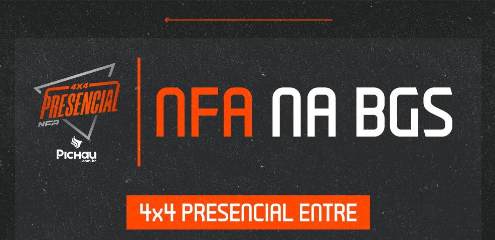 Equipes do 4x4 presencial da NFA na BGS são confirmadas