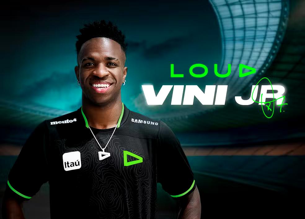 Vinicius Junior se torna sócio e embaixador da LOUD