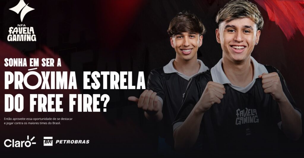 Inscrições para a NFA Favela Gaming já estão abertas para a comunidade