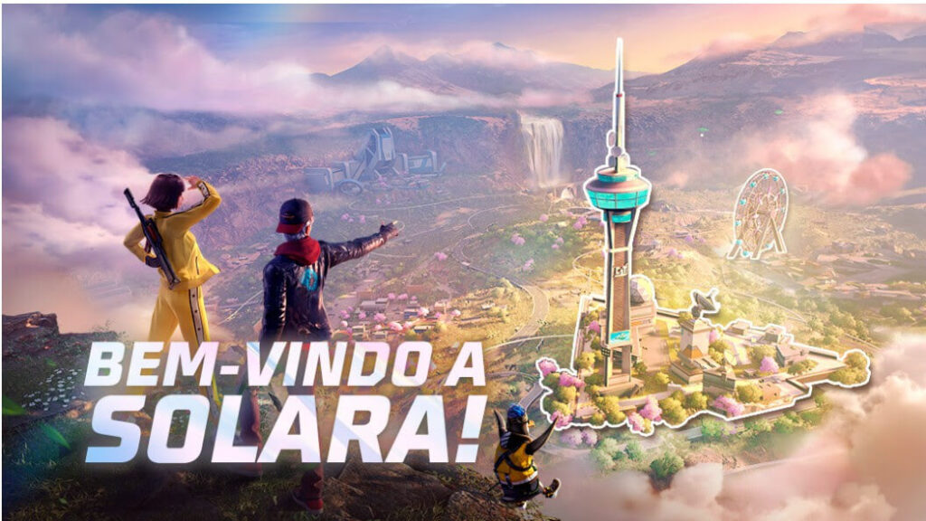 Free Fire lança mapa Solara