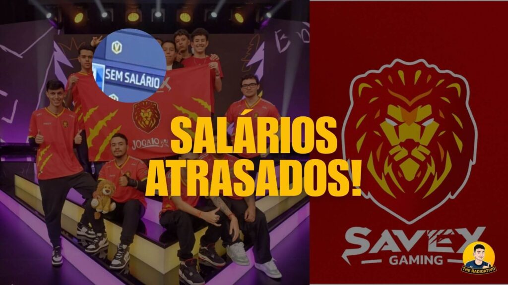 "SEM SALÁRIO": Jogadores da SaveX protestam durante a GWL