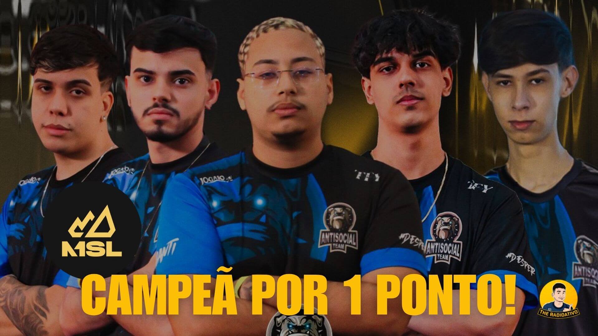 Com direito a final épico, Antisocial é campeã da Major Summit League 2025 Split 1