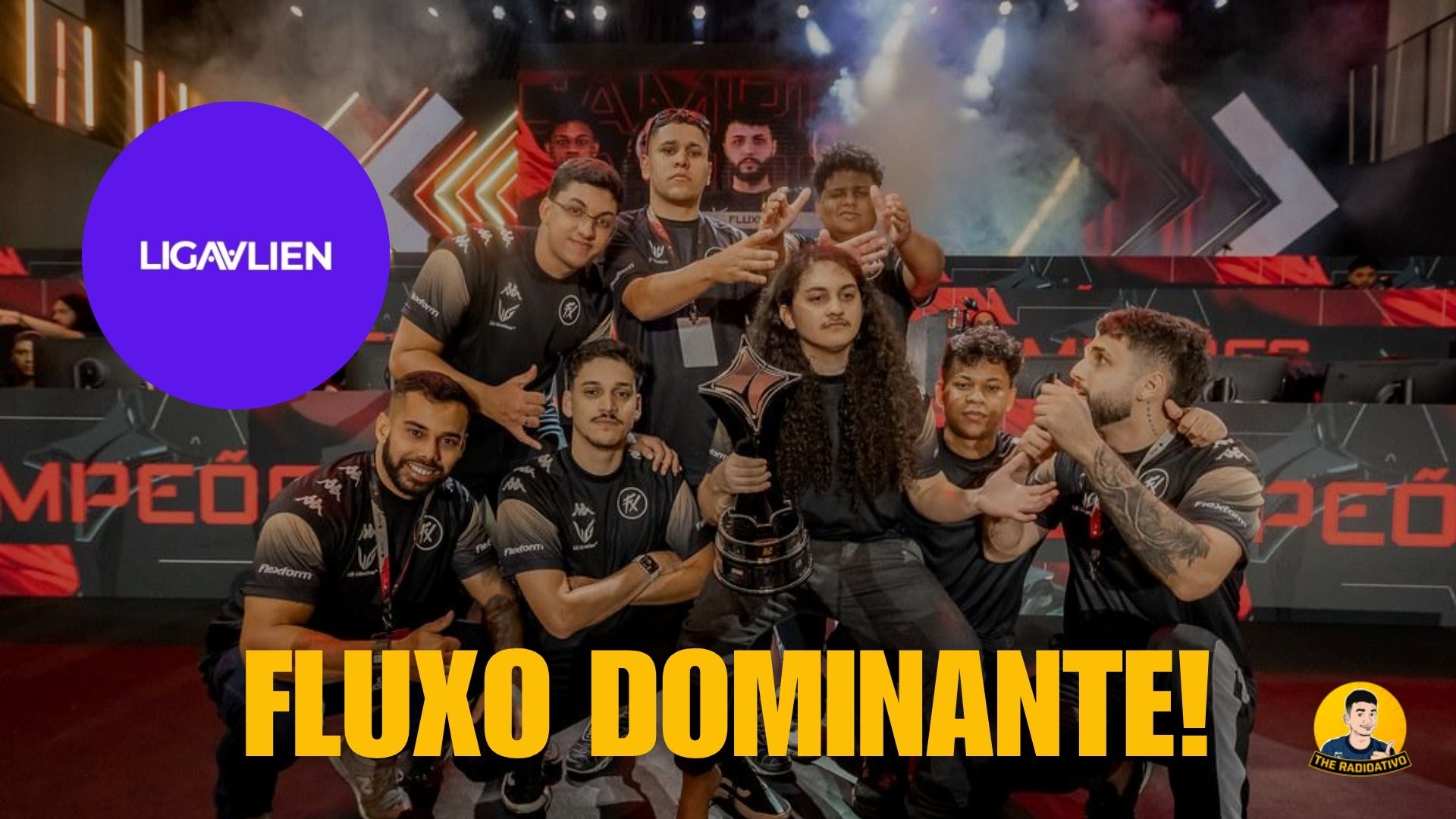 Fluxo lidera point rush da Liga Alien com autoridade