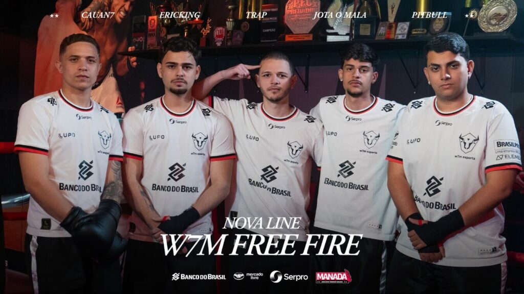 W7M Esports anuncia nova line up para o segundo split da FFWSBR
