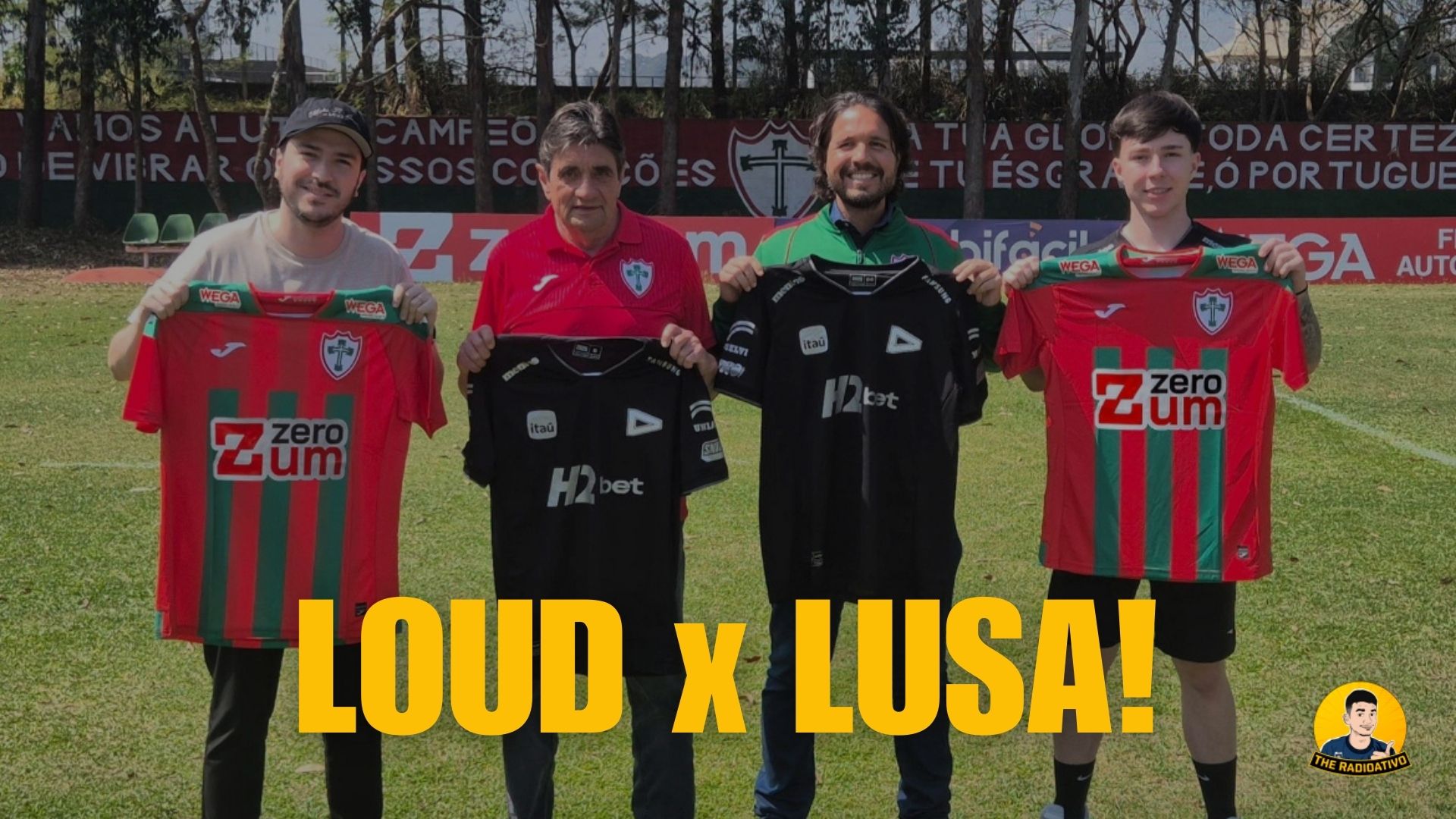 Futebol e Kings League juntos? Loud visita CT da Portuguesa em ação relacional 3