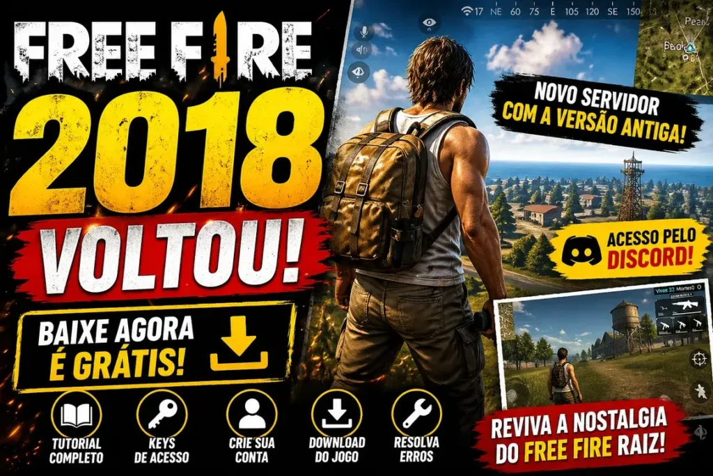 Baixe Free Fire 2018 agora !