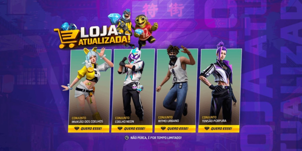 Novos conjuntos chegarão à Loja do Free Fire em julho; veja todas as skins confirmadas 1