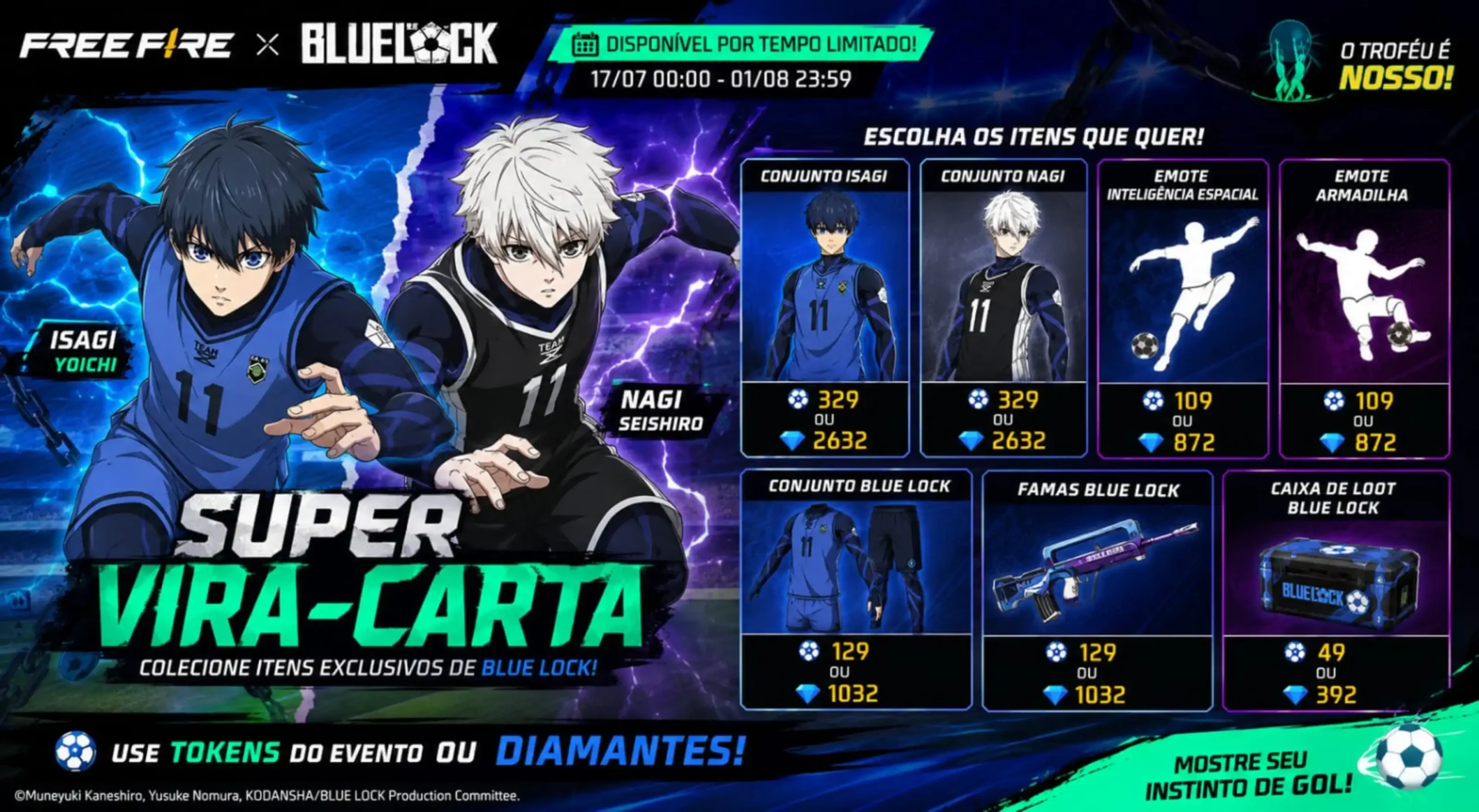 vira-carta-bluelock-free-fire