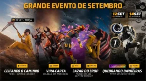 Agenda Semanal Free Fire: veja os eventos de 7 a 14 de setembro